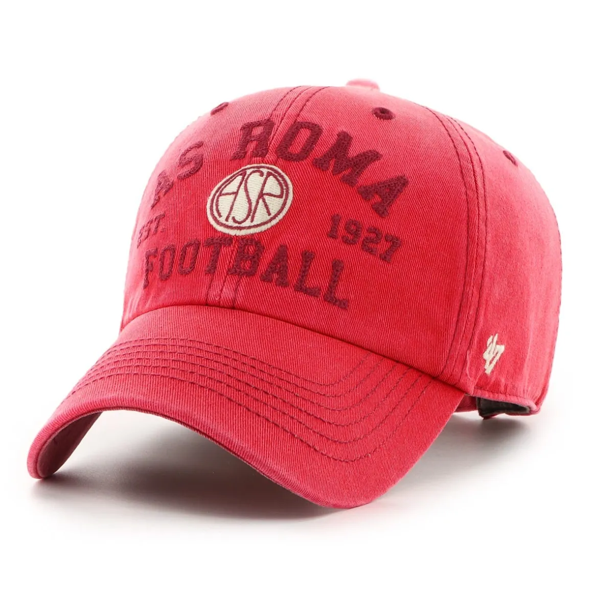 AS Roma Dusted Cap, Adult, Red Flash Sale