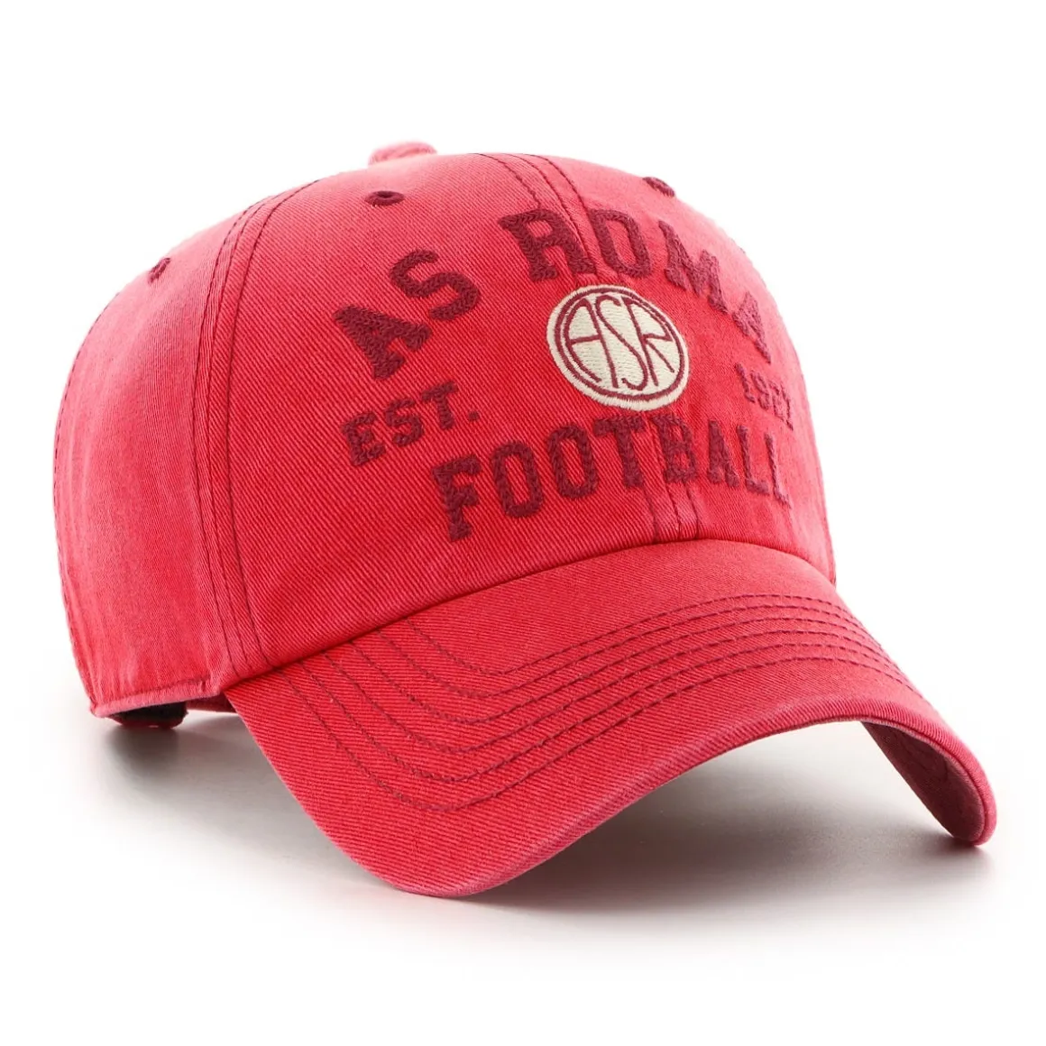 AS Roma Dusted Cap, Adult, Red Flash Sale