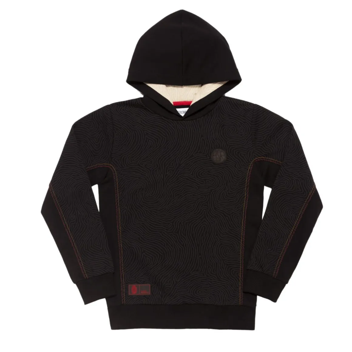 AS Roma ASR logo hoodie, Kids, Black New